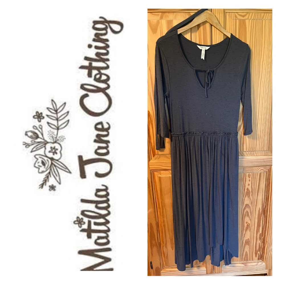 Matilda Jane mama dress size M, grey